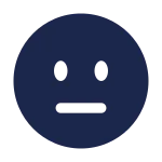 Expressionless Circle SVG Icon